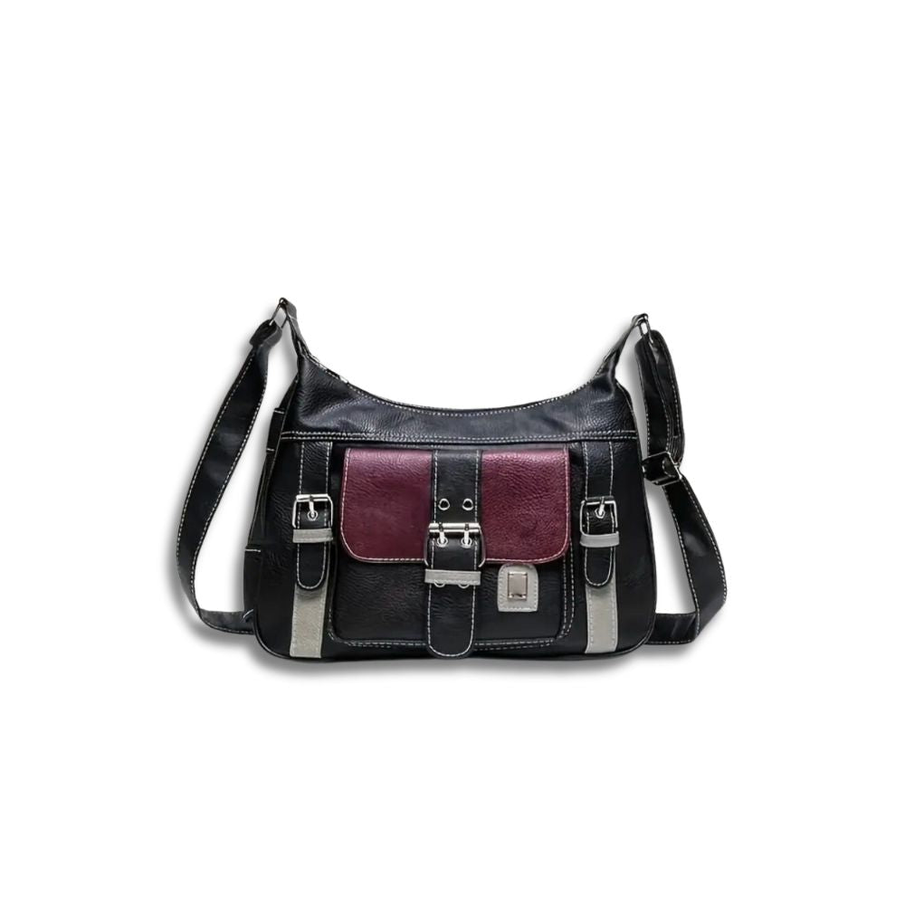 Leila | Vintage PU Leder Damen Crossbody Handtasche