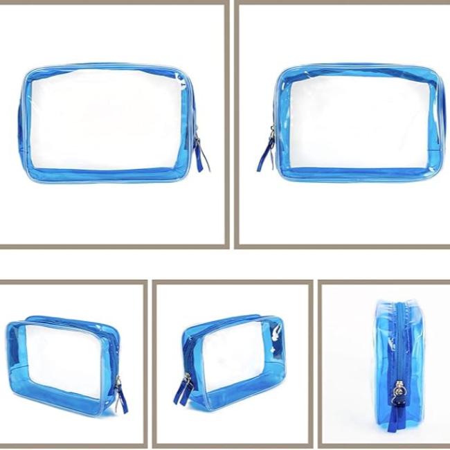 Samantha | Kompakte und tragbare transparente Make-up-Tasche