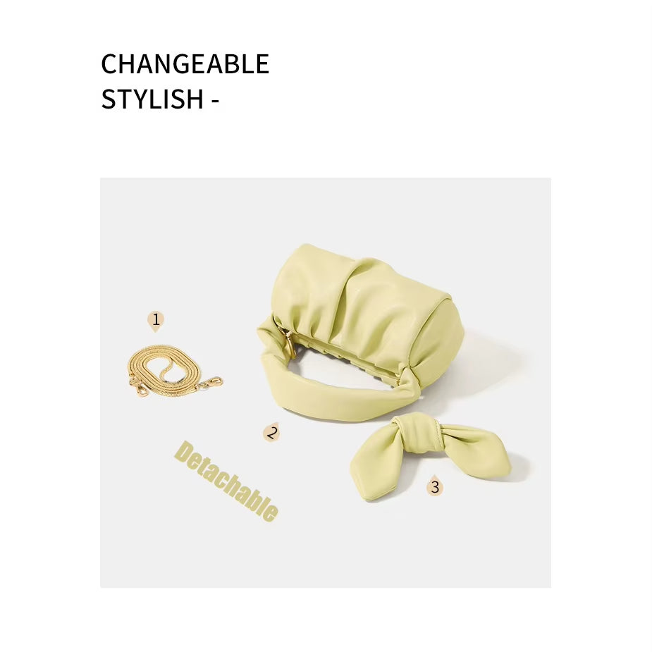 Lily | Cloud Geplooide Umhängetasche