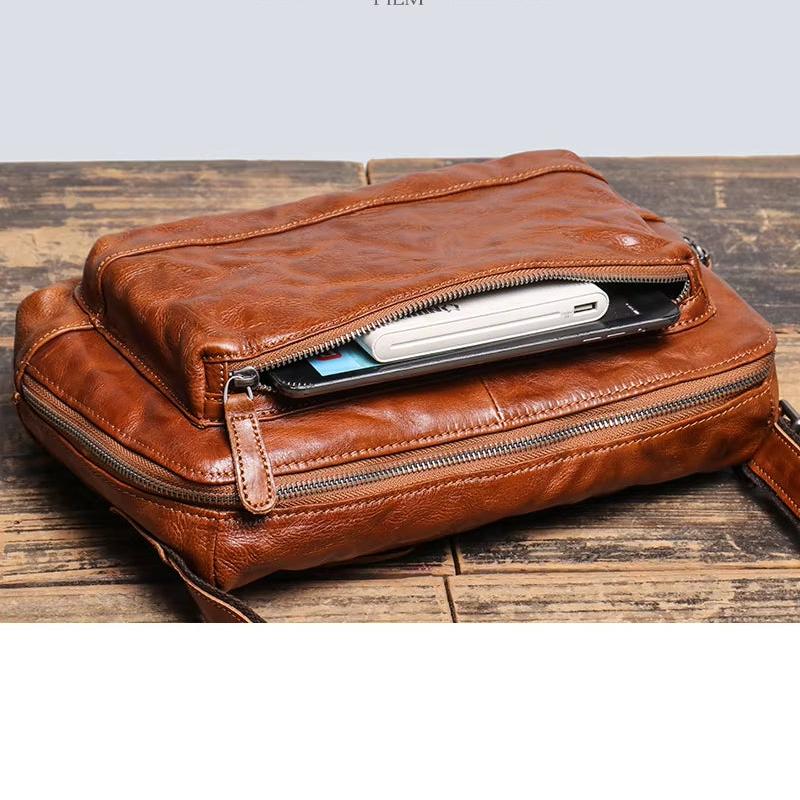 Owen | Echtes Leder Crossbody Reisetasche