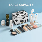 Magdalena | Kuhfell PU Leder wasserdichte Kosmetiktasche