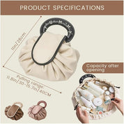 Alena | Große faltbare Kosmetiktasche mit Zugband für die Reise