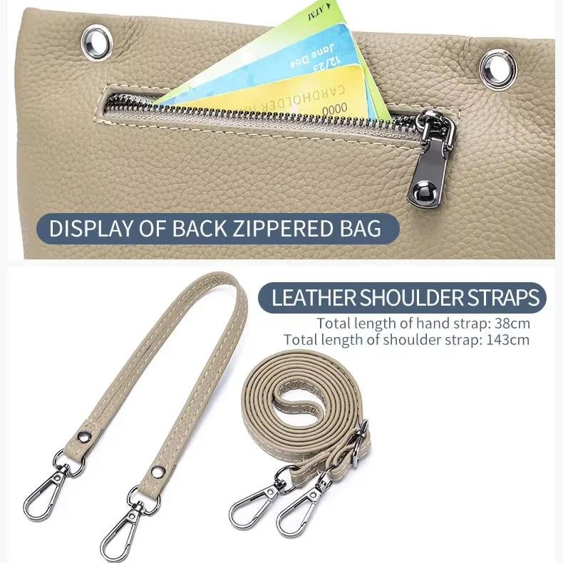 Elena | Kleine kompakte Schultertasche aus Kunstleder