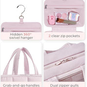 Kenia | Reisekosmetiktasche mit Makeup- und Toilettenartikeln sowie Schmuckorganisator