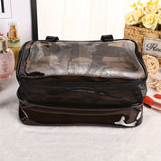 Clare | Klarer und praktischer Kosmetiktasche mit doppeltem Fach