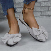 Lena | Spitz-Zehen Ballerinas – Femininer Look mit Schleife