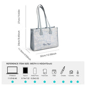 2024 Damen-Tragetasche mit großem Fassungsvermögen und Farbverlaufswebung 5