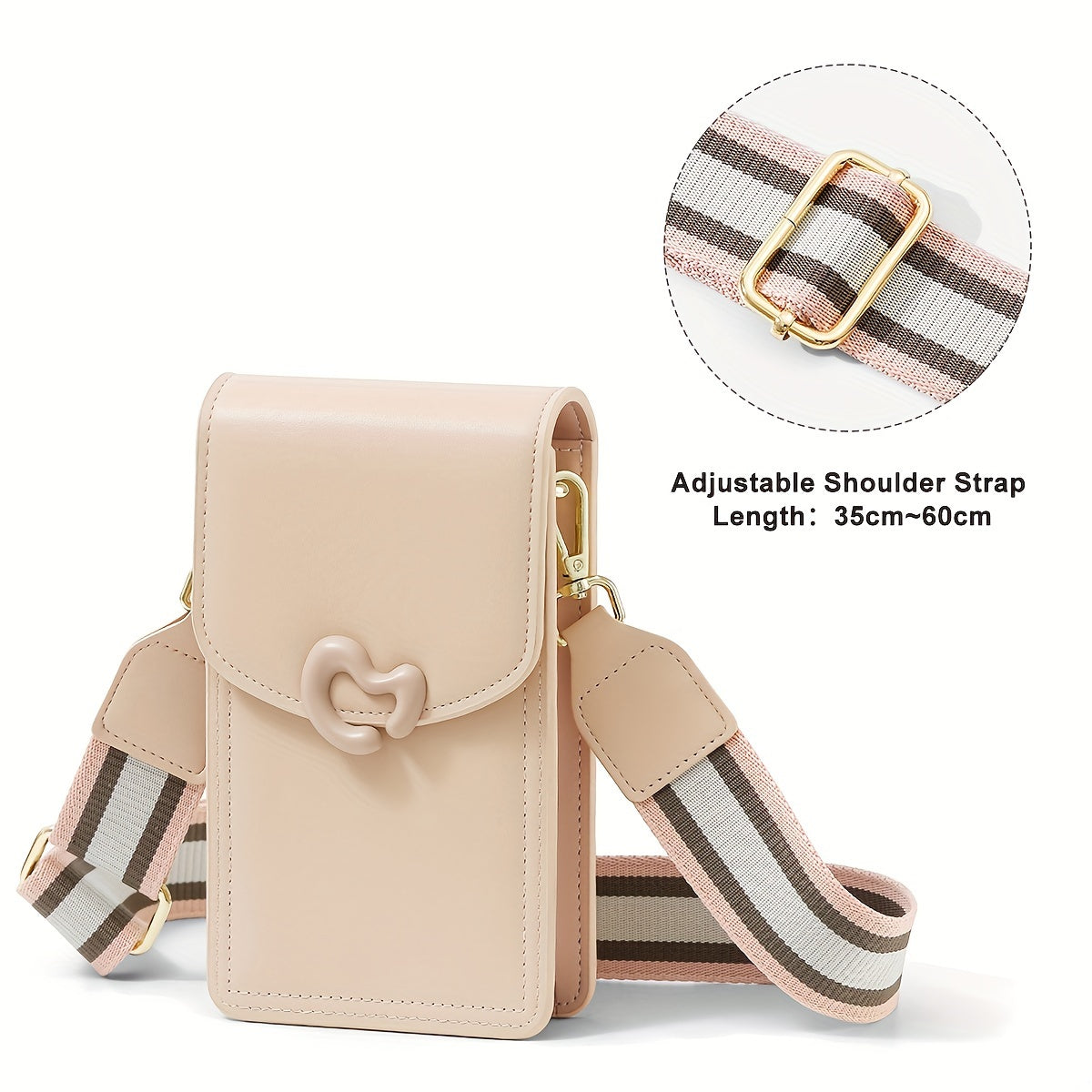 Sophie | Schlanke Gestreifte Band Schultertasche