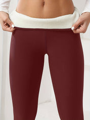 MEGAN | Premium Activewear Outdoor Fleece Leggings für Damen