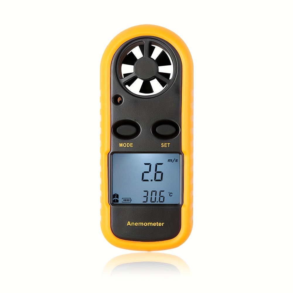 Digitales Windgeschwindigkeitsmesser mit klarem LCD -Display - tragbarer Windemometer für Outdoor -Aktivitäten-5