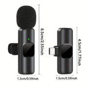 Wireless Lavalier-Mikrofon für Videoaufnahmen und Live-Streaming-Kompaktes Design mit hoher Klangqualität und USB-C-Verbindung-5