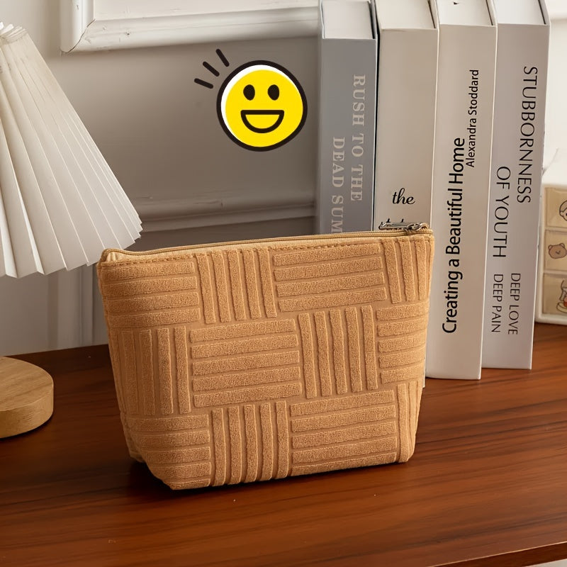 Miller | Stilvoller Chic Gestreifter Modischer Makeup-Beutel