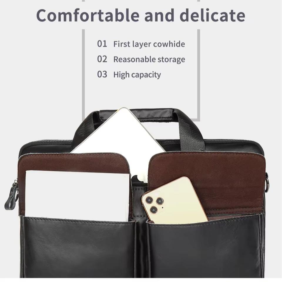 Leo | Große Kapazität Crossbody Messenger Laptoptasche