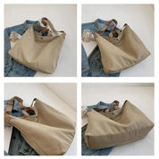 Elara | Vielseitige Canvas Messenger Tote Umhängetasche