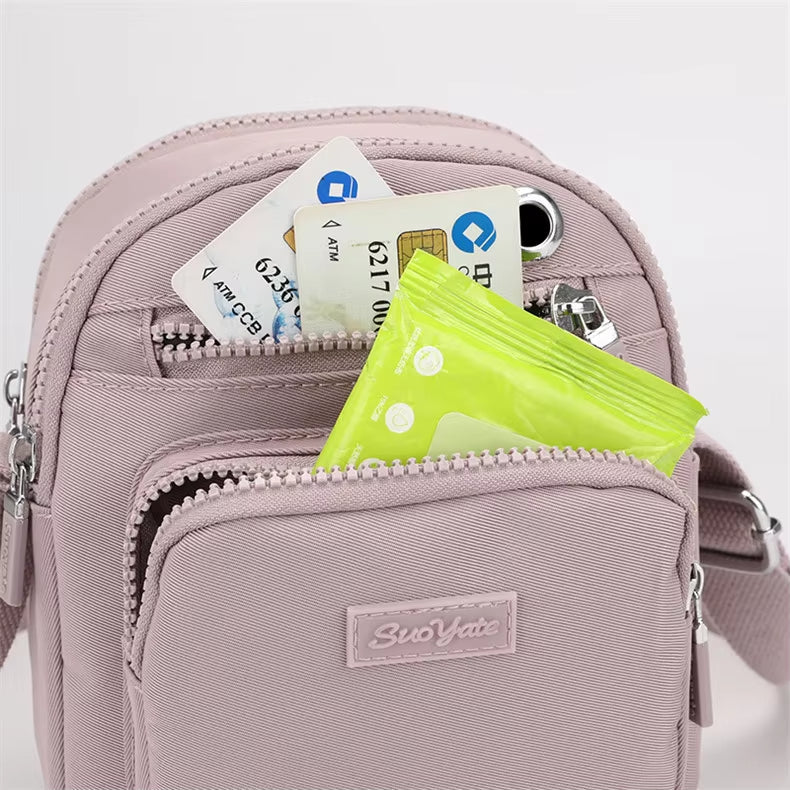 Zoe | Kompakte Nylon Crossbody Sling Tasche