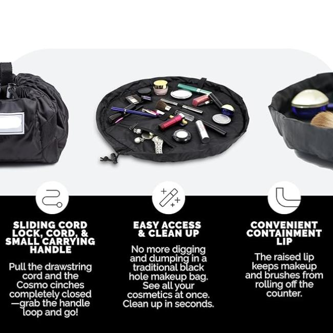 Layla | Stilvolle und vielseitige Make-up-Tasche mit schnellem Zugang