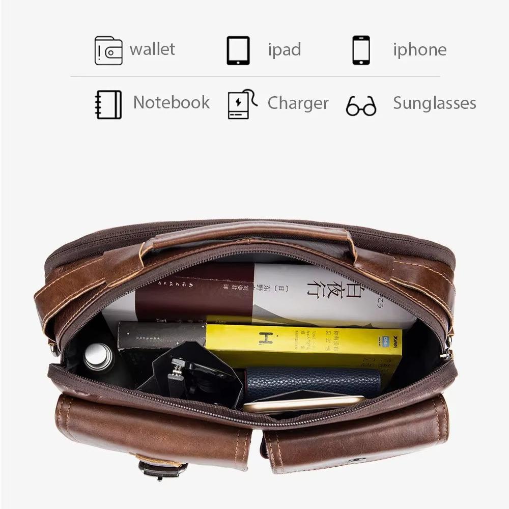 Mark | Leren Umhängetasche für Herren