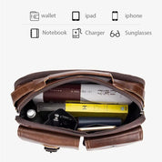 Mark | Leren Umhängetasche für Herren