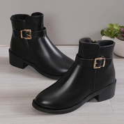 Klara | Elegante Stiefeletten mit Blockabsatz und Reißverschluss