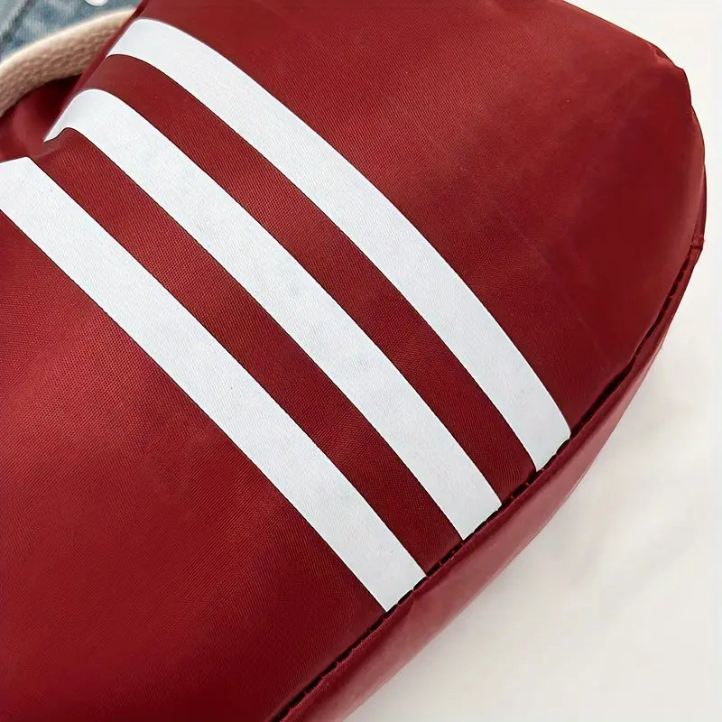 Lotte | Gestreifte Oxford Schultertasche