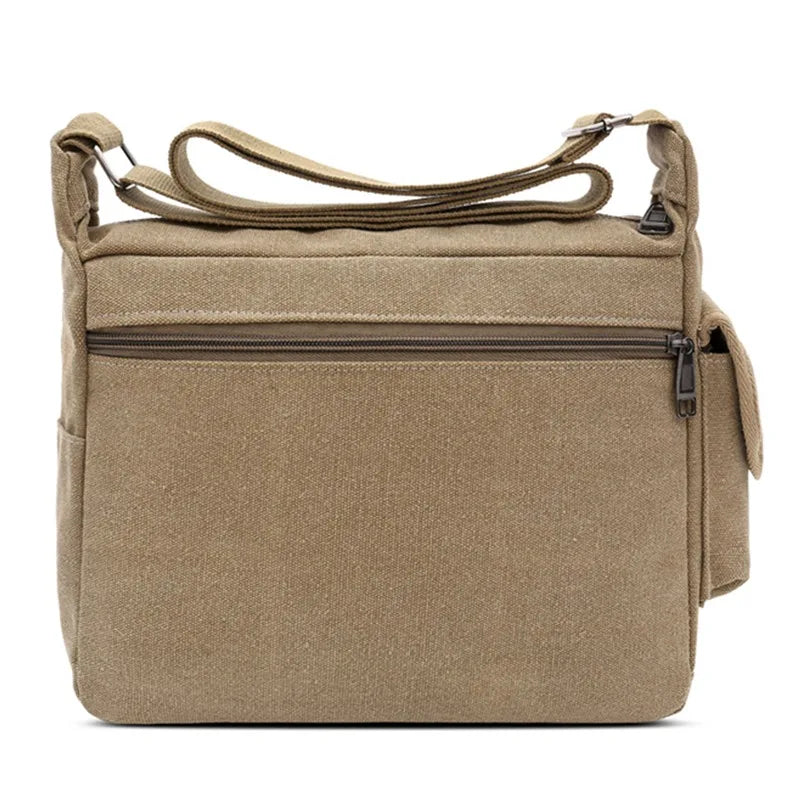 Max | Canvas Messenger Schultertasche