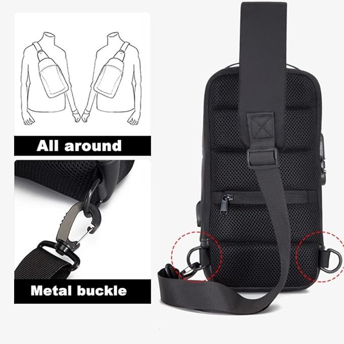 Leo | Anti-Diebstahl große Reisecrossbody-Tasche