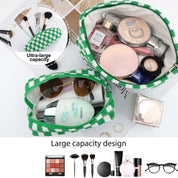Claire | Stilvolles und funktionales kariertes Beauty-Organizer-Set