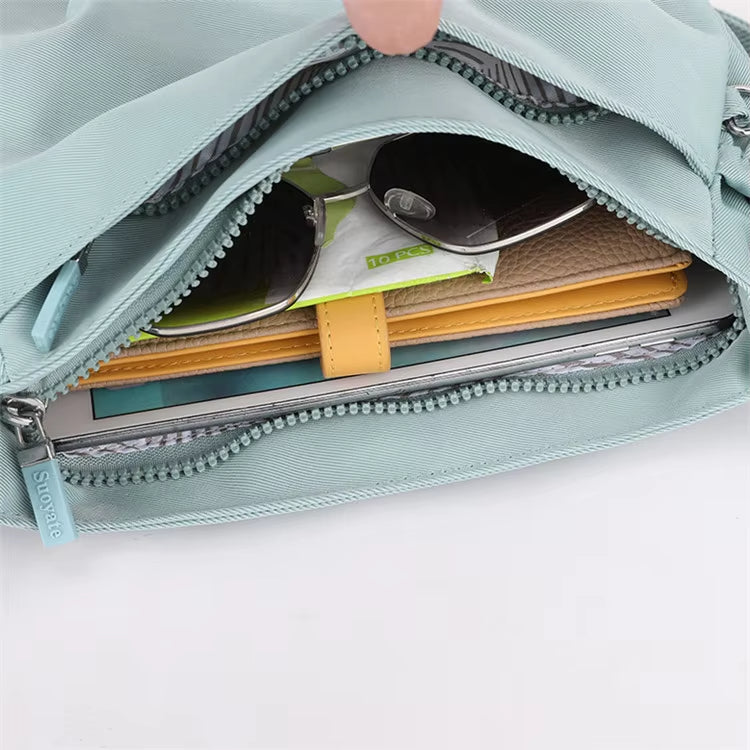 Isla | Nylon Mehrfach-Taschen Umhängetasche