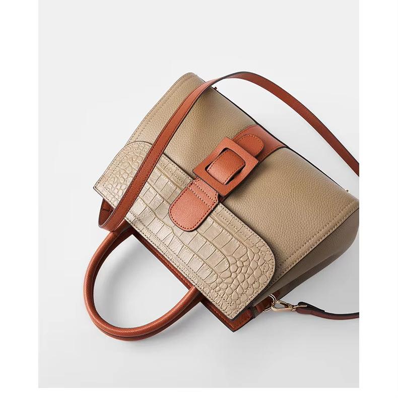 Sophia | Elegante Krokodilmuster Crossbody-Handtasche