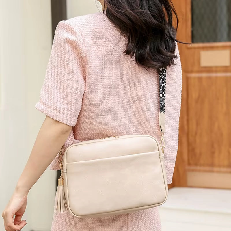 Sophie | Drei-teilige Reißverschluss Damen Schultertasche