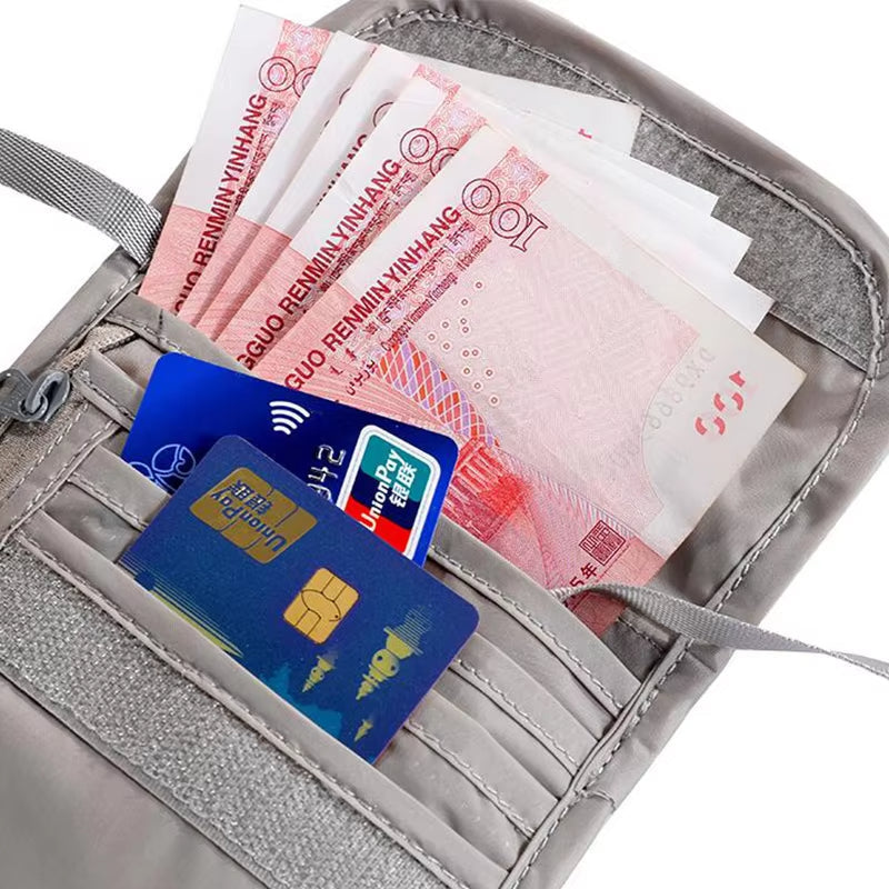 Kaiya | Reisepasshalter RFID Reisetasche Halsbeutel Geldbörse