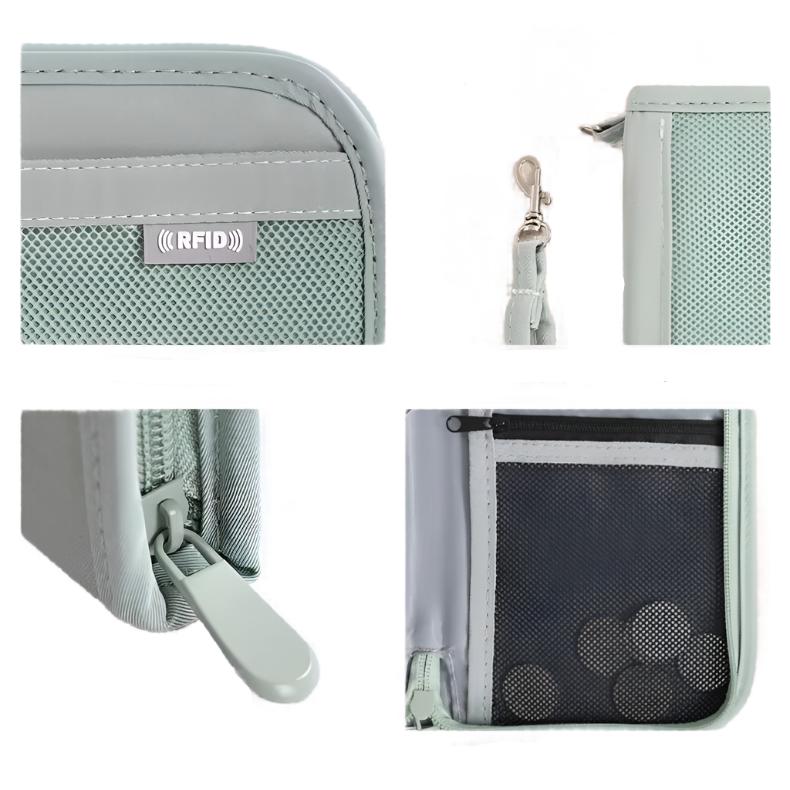 Kya | Reisewallet mit großem Fassungsvermögen und RFID-Schutz für Pässe