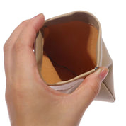 August | Wasserdichtes Lammleder Taschen-Make-up Kosmetiktasche