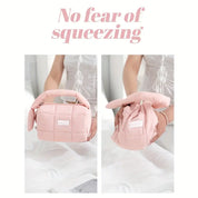 Laylani | Weicher gepolsterter pluster Kosmetik-Make-up Reisebeutel