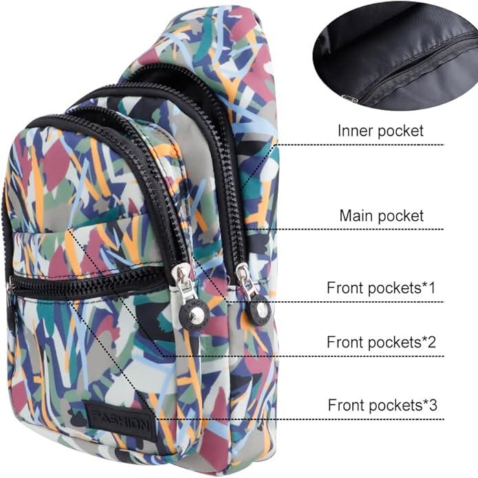 Sophie | Wasserdichte Nylon Schultertasche