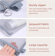 Keily | 3-teiliges Nylon-Mesh Kosmetik- und Toilettenbeutel-Set