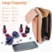 Lana | Damen Mini Leder Crossbody Handytasche