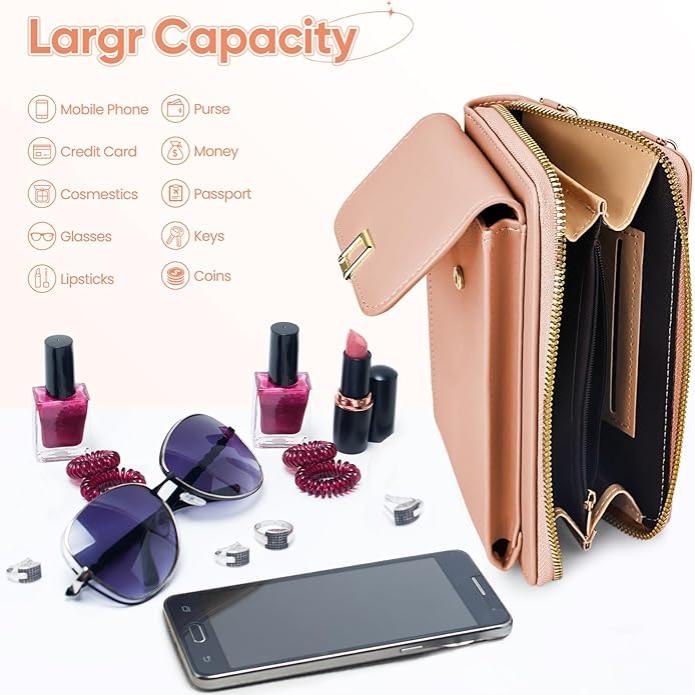 Lana | Damen Mini Leder Crossbody Handytasche