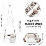 Mila | Luxe PU Leder Umhängetasche für modebewusste Frauen