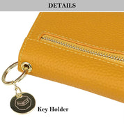 Alena | Reisewallet aus echtem Leder mit mehreren Kartenfächern