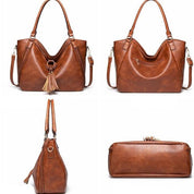 Lotte | Große Damen Reise Schultertasche aus Kunstleder