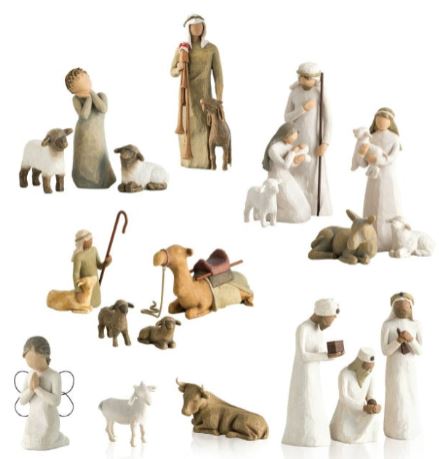 Handgefertigte Weihnachtskrippe Klassische Krippensammlung