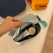 Eleanora | Große wasserdichte Silikon-Kosmetiktasche für Reisen