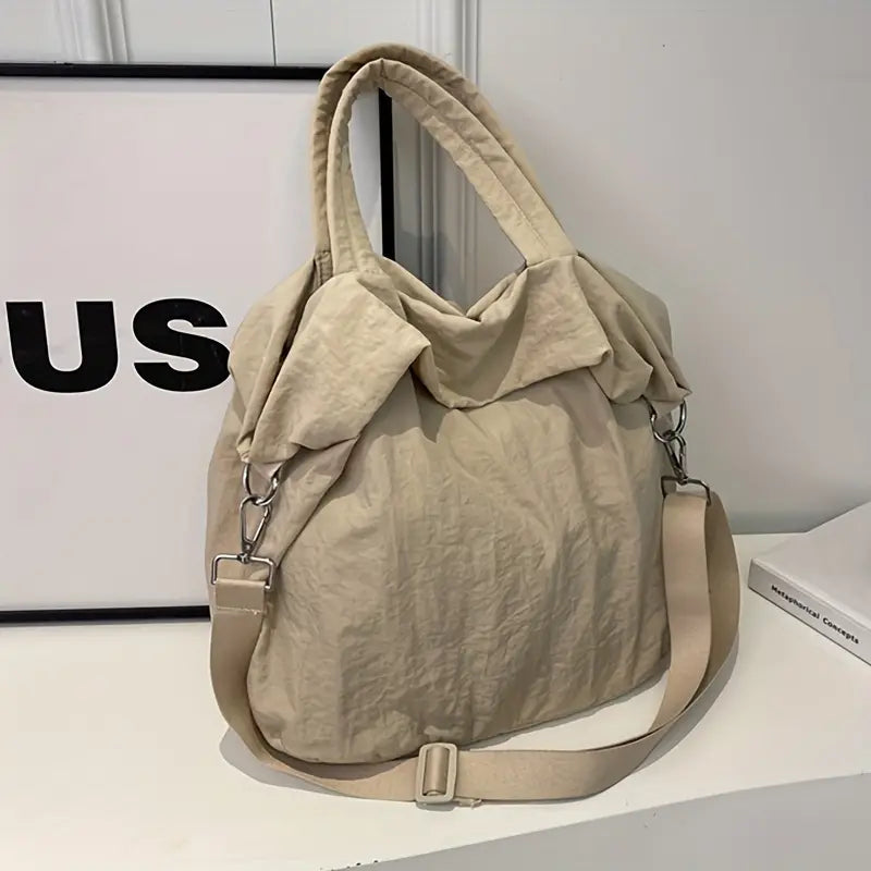 Luna | Große Kapazität Multi-Pocket Nylon Umhängetasche