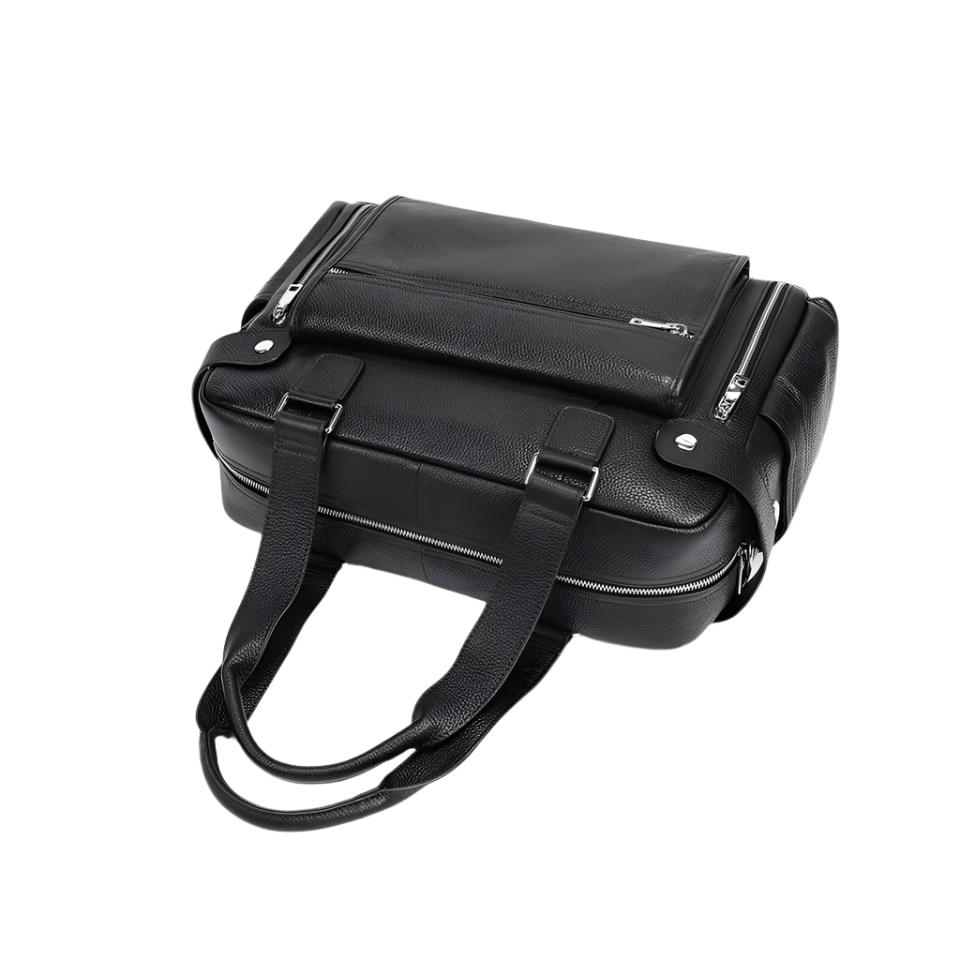 Ethan | Britischer Stil Leder Laptop- und Schultertasche