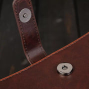 Liam | Retro Geschäfts Leder Schultertasche