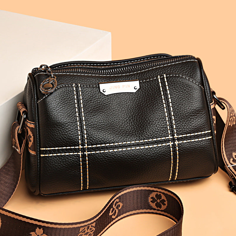 Sophie | Kompakte Triple-Zip Crossbody Tasche
