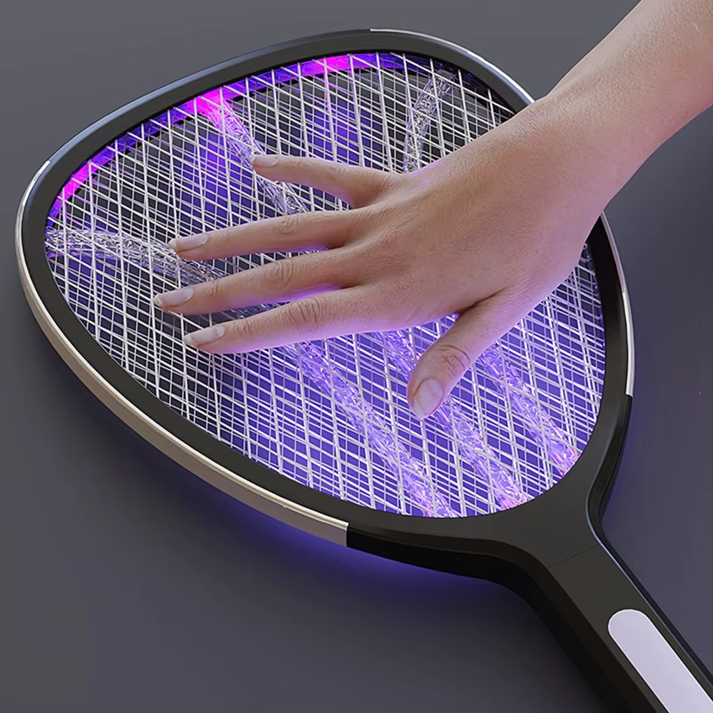 3-in-1-Hochspannungs-Mückenklatsche mit Typ-C-Ladefunktion 6