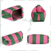 Lanie | Stylische und vielseitige gestreifte Kosmetiktasche