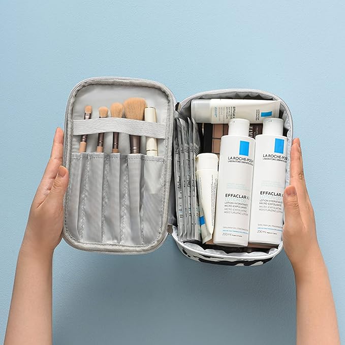 Magdalena | Kuhfell PU Leder wasserdichte Kosmetiktasche